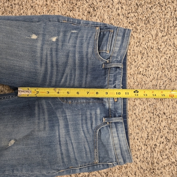 White House Black Market Distressed Jeans Hi Rise The Skinny Ankle Size 4 - Picture 15 of 16